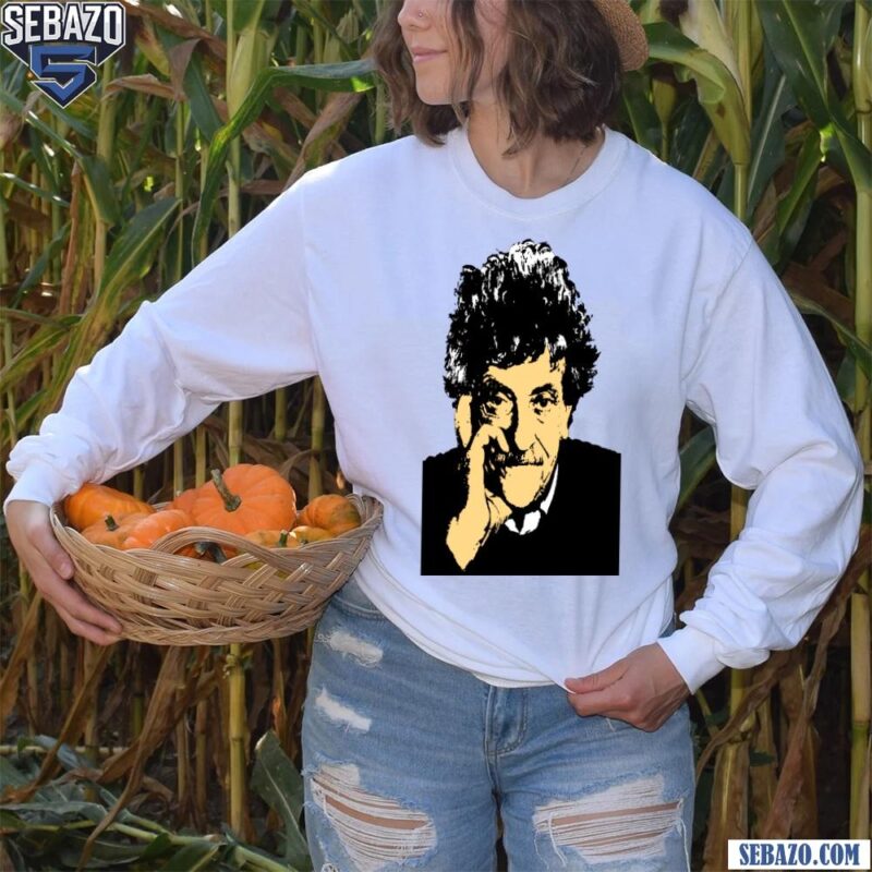 Kurt Vonnegut Portrait Painting Shirt long sleeved