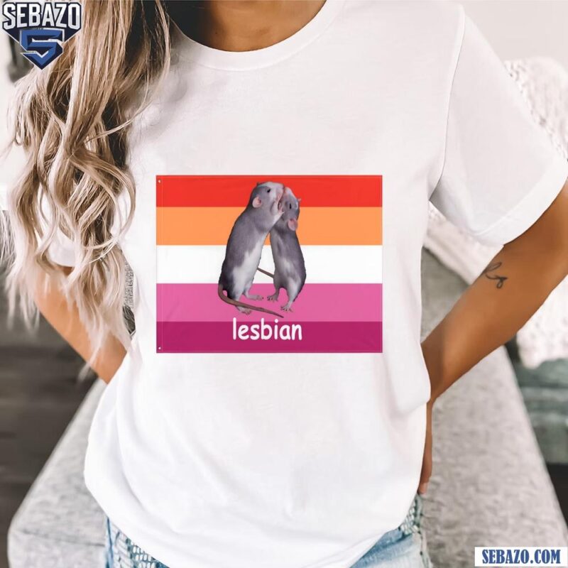 Lesbian Rat Flag Shirt t-shirt