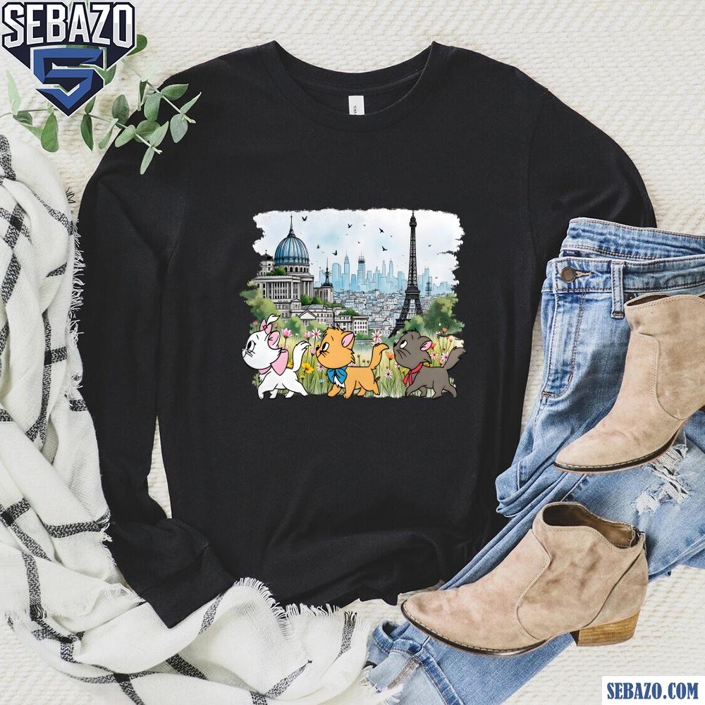 Marie Toulouse Berlioz Cats Disney The Aristocats Cartoon Shirt