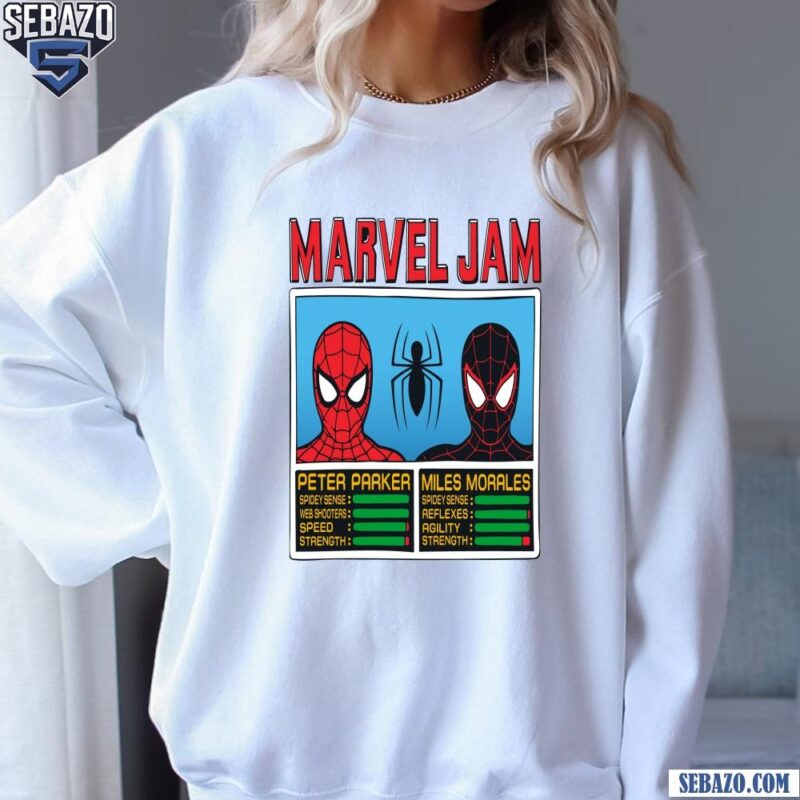 Marvel Jam Spider Man Peter Parker And Miles Morales Shirt sweatshirt