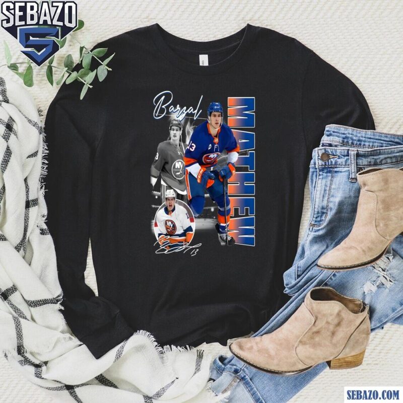 Mathew Barzal New York Islanders Nhl Players Shirt long sleeved