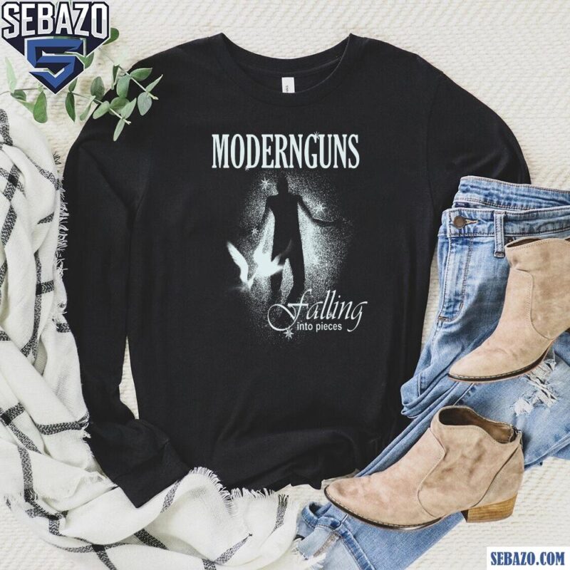 Modern Guns Failling Into Pieces Shirt long sleeved