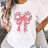 Mom She Is Clothed With Strength And Dignity Coquette Bow Shirt t-shirt