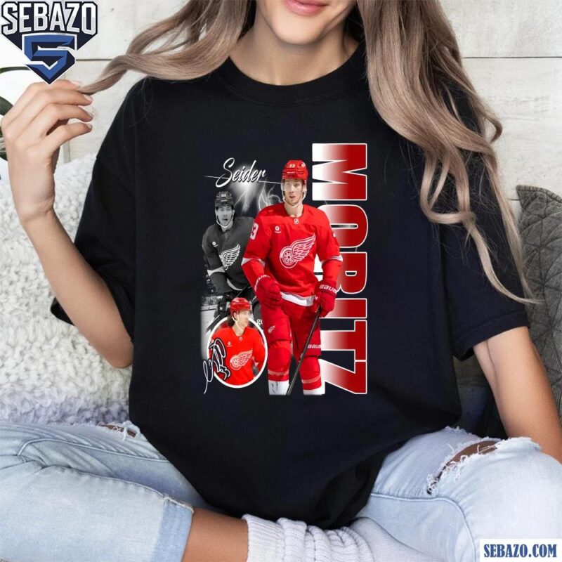 Moritz Seider Detroit Red Wings Nhl Players Shirt t-shirt