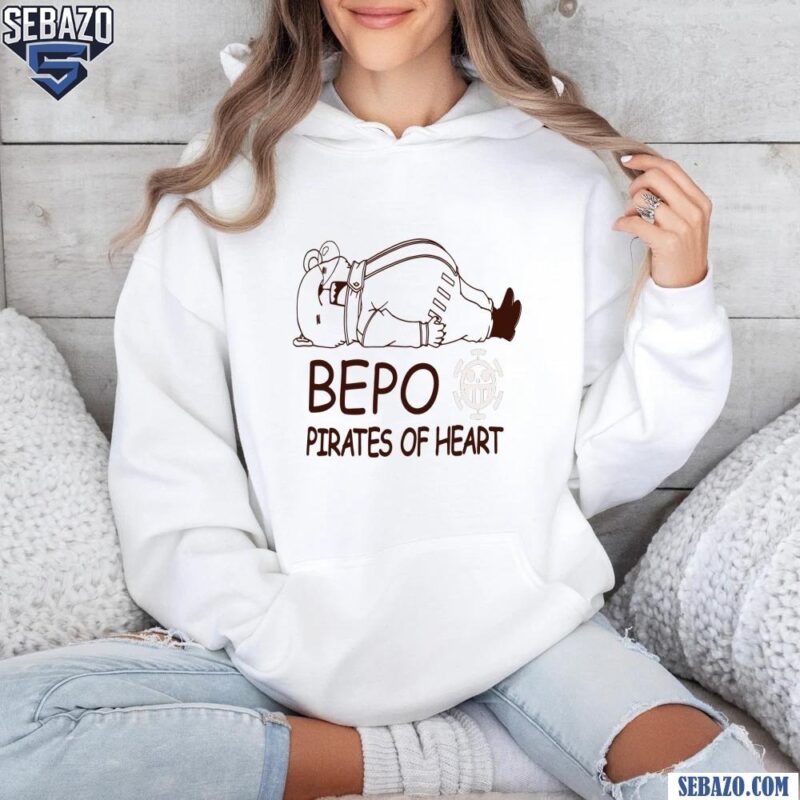 One Piece Bepo Pirates Of Heart Shirt hoodie