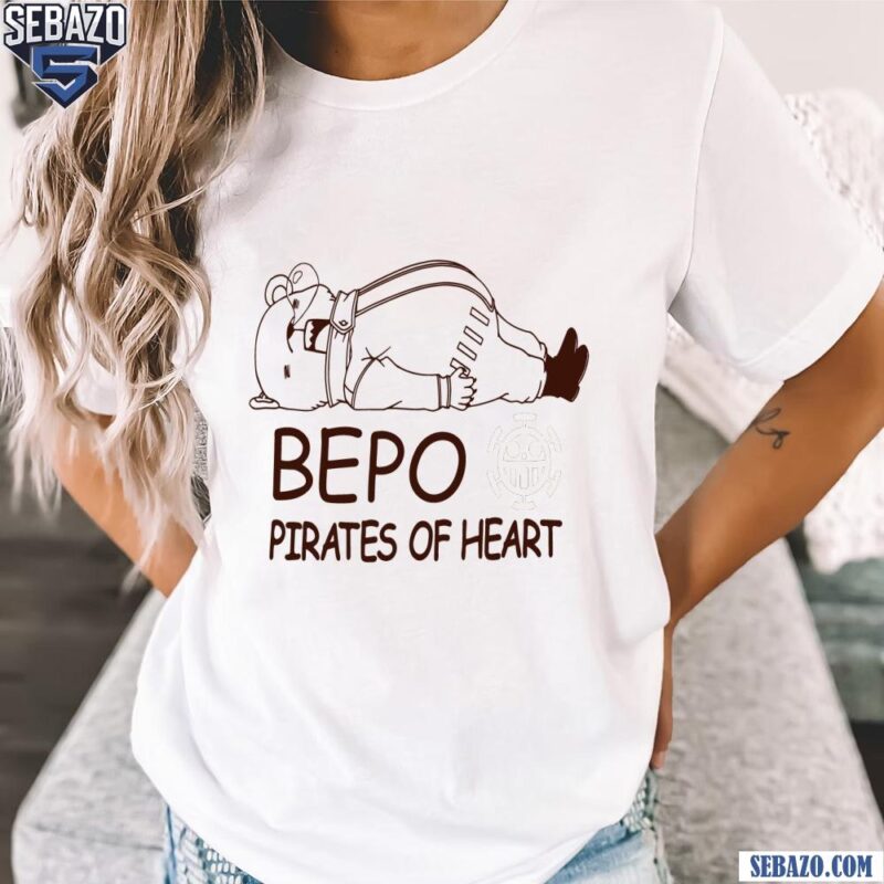 One Piece Bepo Pirates Of Heart Shirt t-shirt