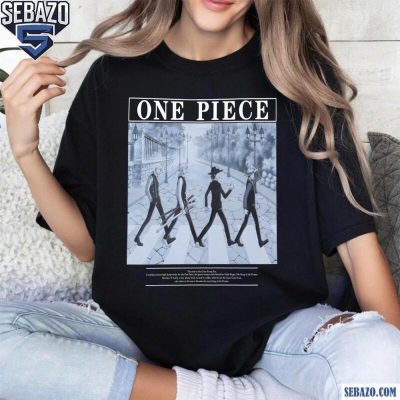 One Piece Straw Hat Pirates Cross The Road Shirt t-shirt