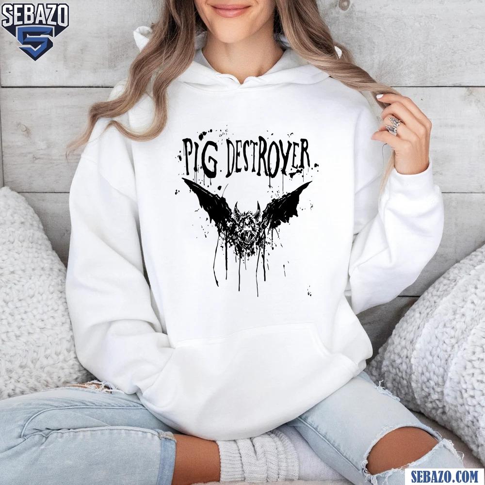 Pig Destroyer Bat Splatter Art Shirt
