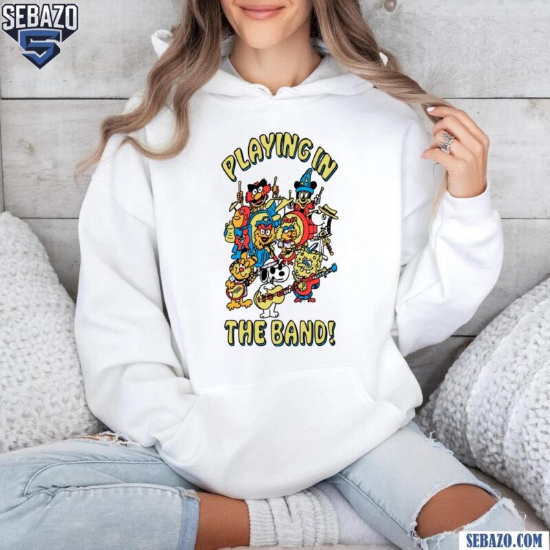 Playing In The Band Cartoon Character Shirt hoodie