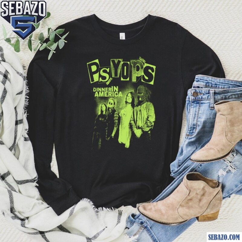 Psyops Dinner In America Shirt long sleeved