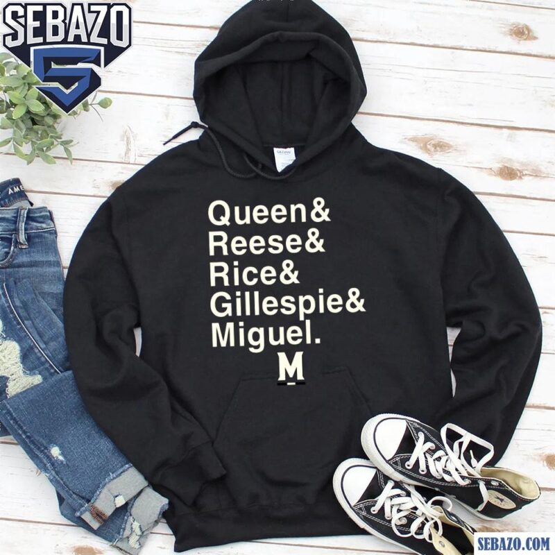Queen Reese Rice Gillespie Miguel Maryland Terrapins Shirt hoodie