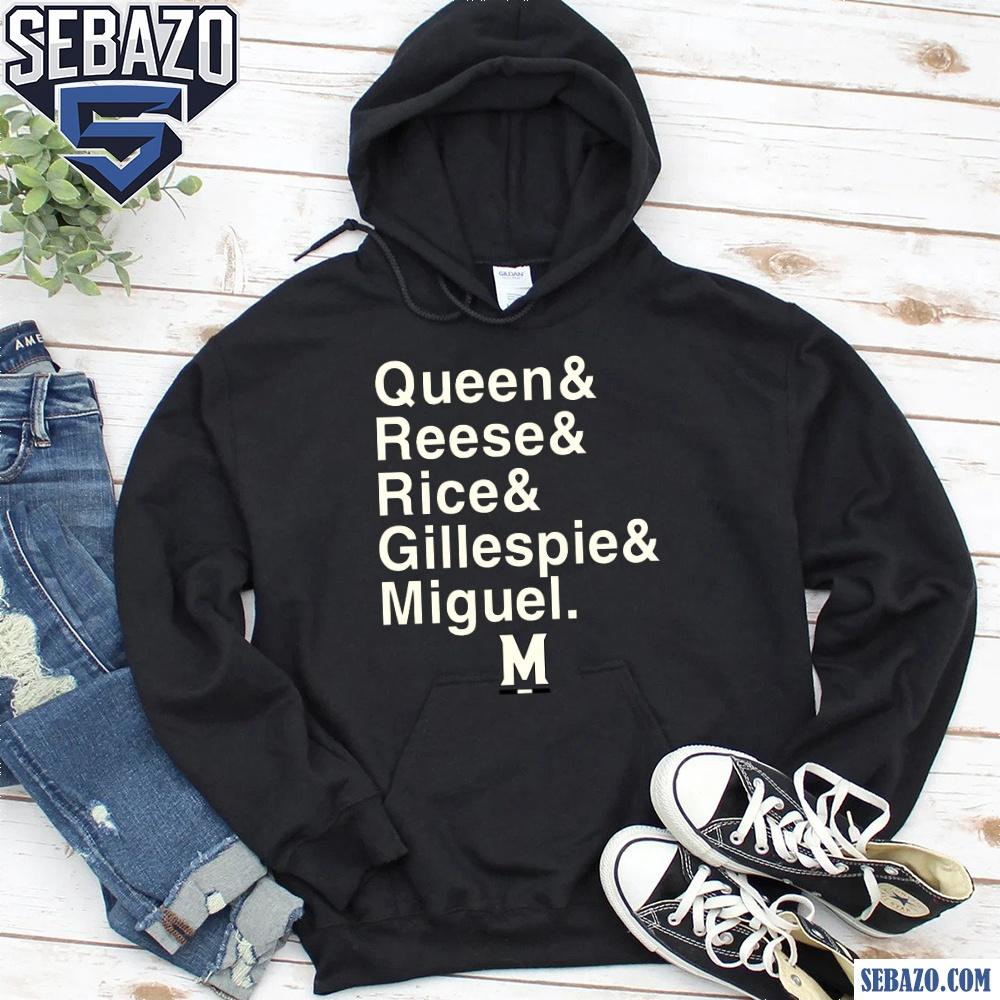 Queen Reese Rice Gillespie Miguel Maryland Terrapins Shirt