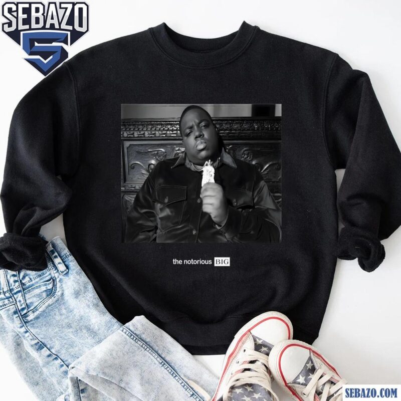 Retro 90S The Notorious B I G Rapper Shirt sweatshirt