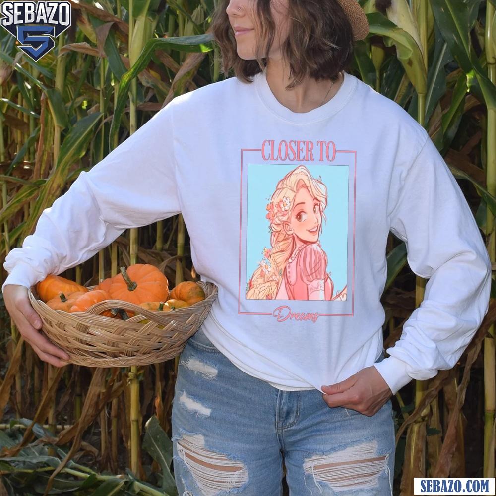 Retro Comfort Color Closer To Dreams Disney Tangled Shirt