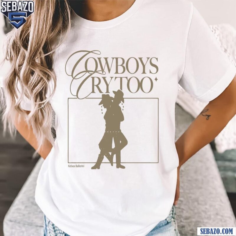 Retro Cowboys Cry Too Kelsea Ballerini And Noah Kahan Shirt t-shirt