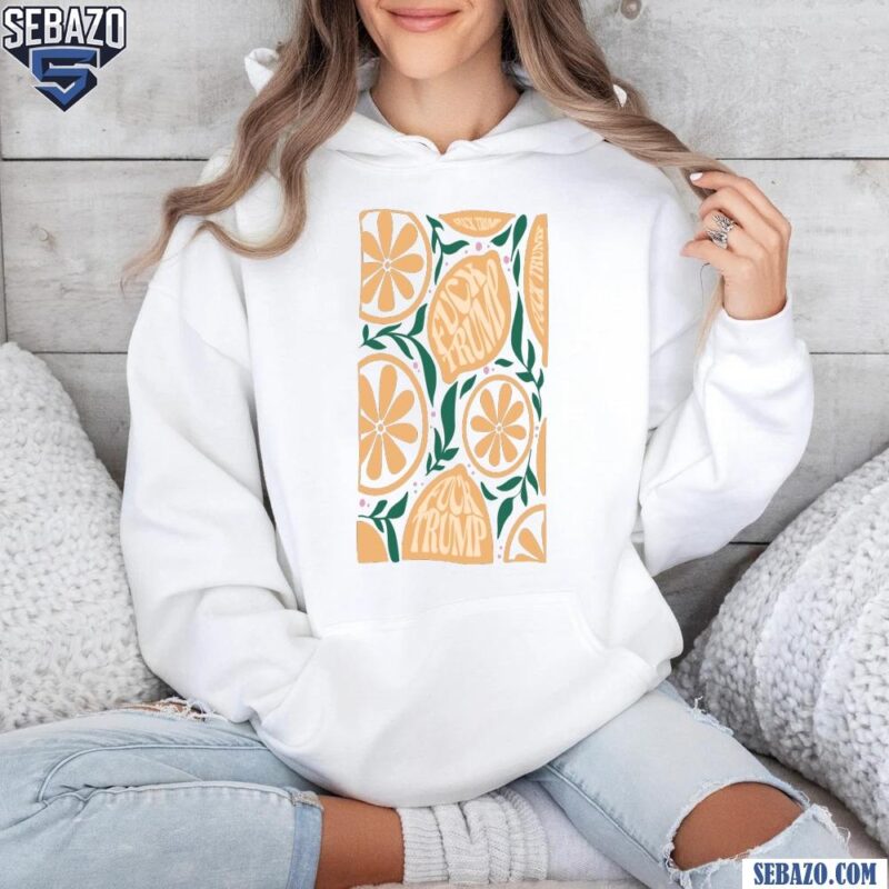 Retro Fuck Trump Lemon Anti Donald Trump Shirt hoodie