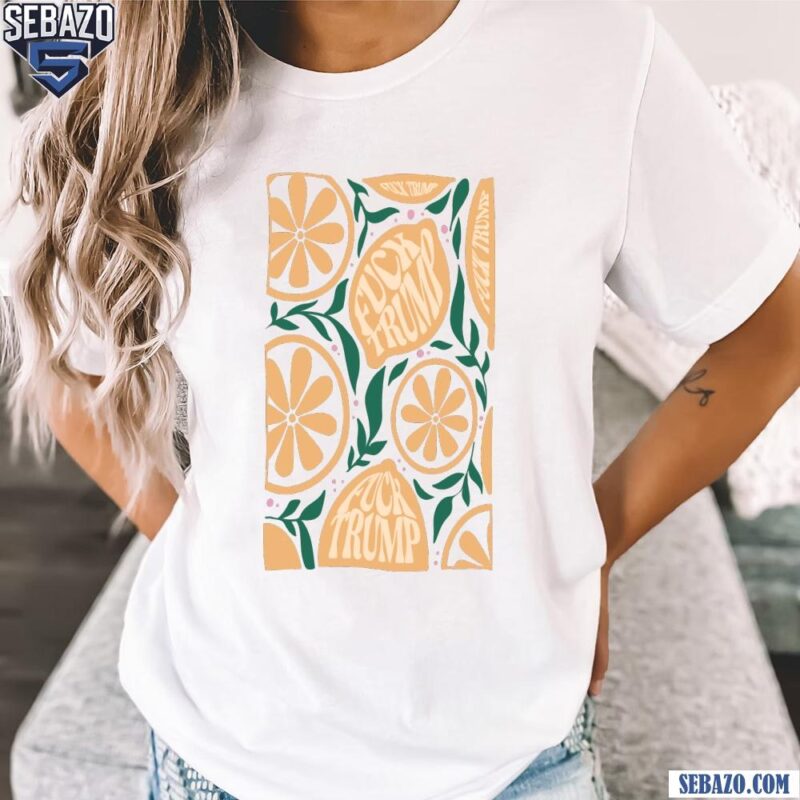 Retro Fuck Trump Lemon Anti Donald Trump Shirt t-shirt
