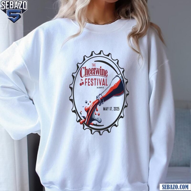 Retro The Cheerwine Festival 2025 Bottle Cap Shirt sweatshirt