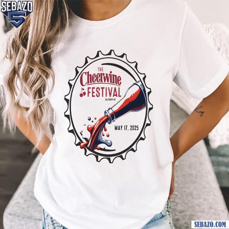 Retro The Cheerwine Festival 2025 Bottle Cap Shirt t-shirt