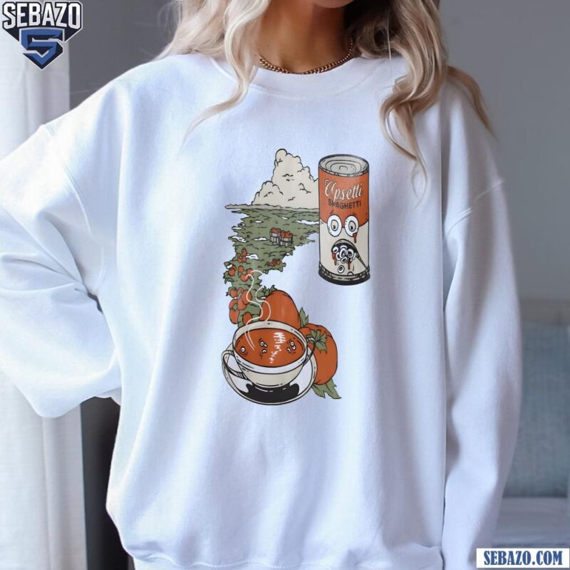 Retro Upsetti Spaghetti Cartoon Delight Shirt sweatshirt