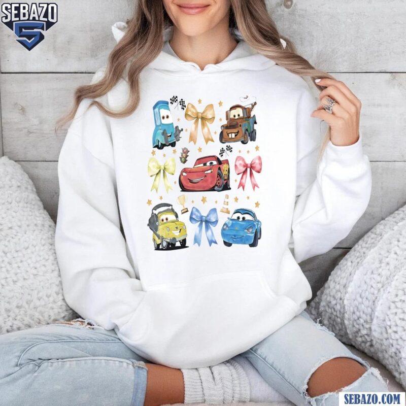 Retro Vintage Coquette Disney Cars Shirt hoodie