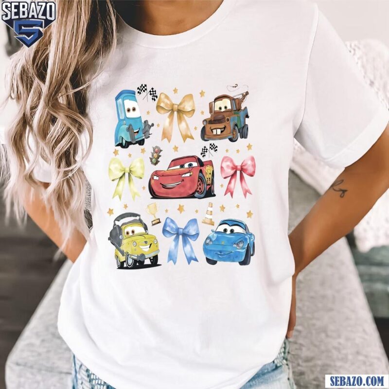 Retro Vintage Coquette Disney Cars Shirt t-shirt