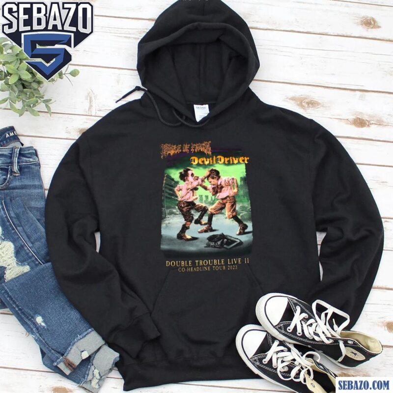 Retro Vintage Cradle Of Filth Devil Driver Shirt hoodie