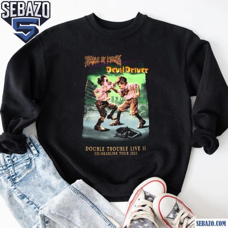 Retro Vintage Cradle Of Filth Devil Driver Shirt sweatshirt