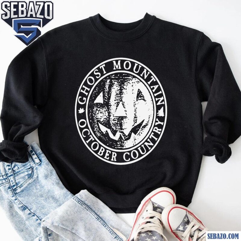 Retro Vintage Ghost Mountain October Country Logo Shirt sweatshirt