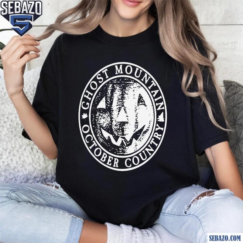 Retro Vintage Ghost Mountain October Country Logo Shirt t-shirt
