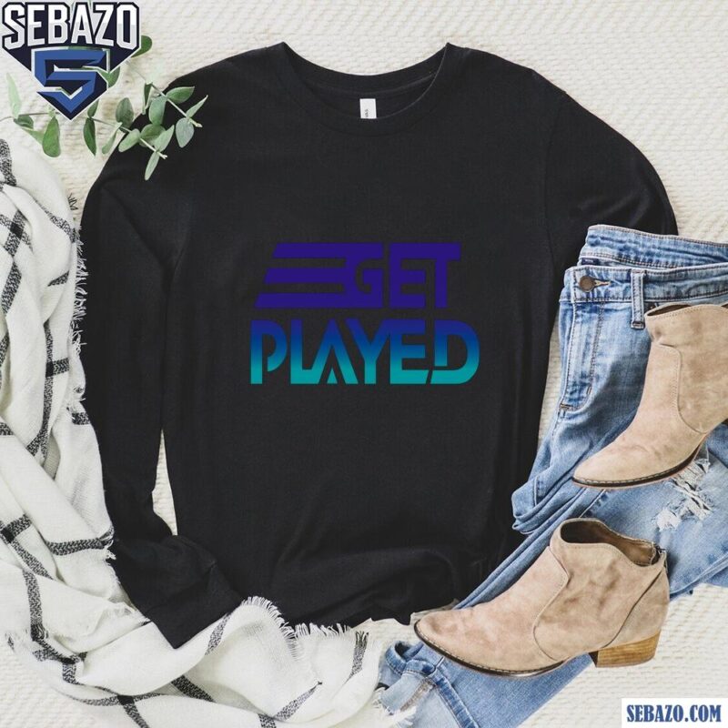 Retro Vintage Ps2 Logo Get Played Shirt long sleeved