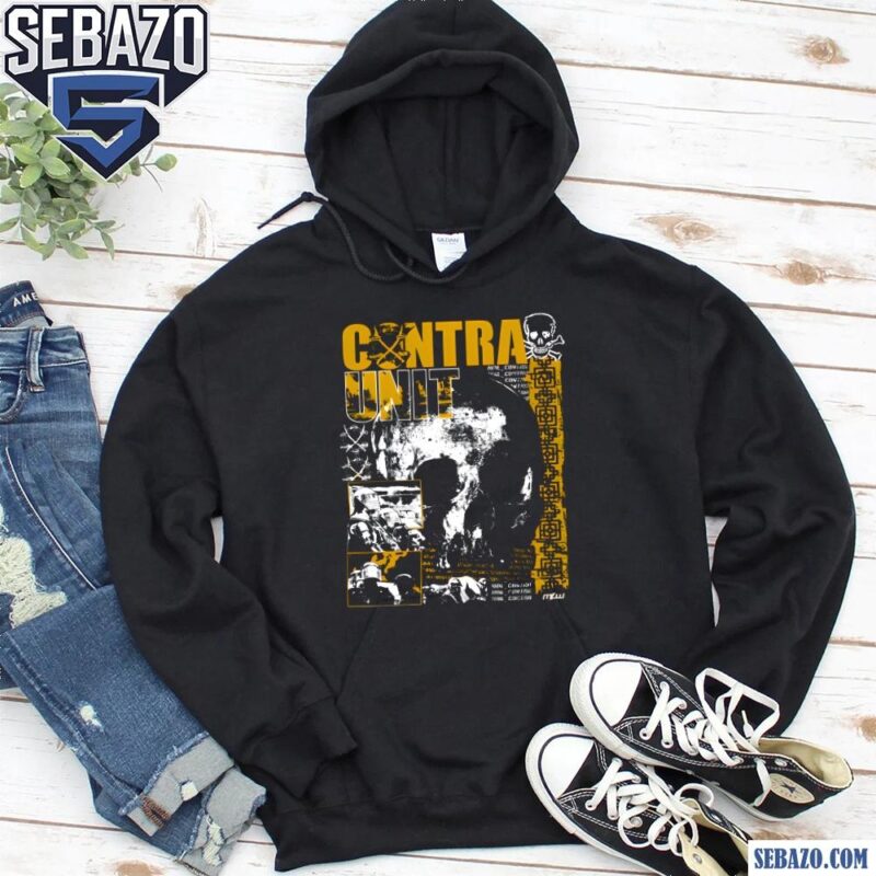 Retro Vintage Skull Contra Warfare Mlb Shirt hoodie