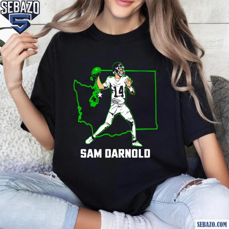 Sam Darnold State Star Seattle Seahawks Shirt t-shirt