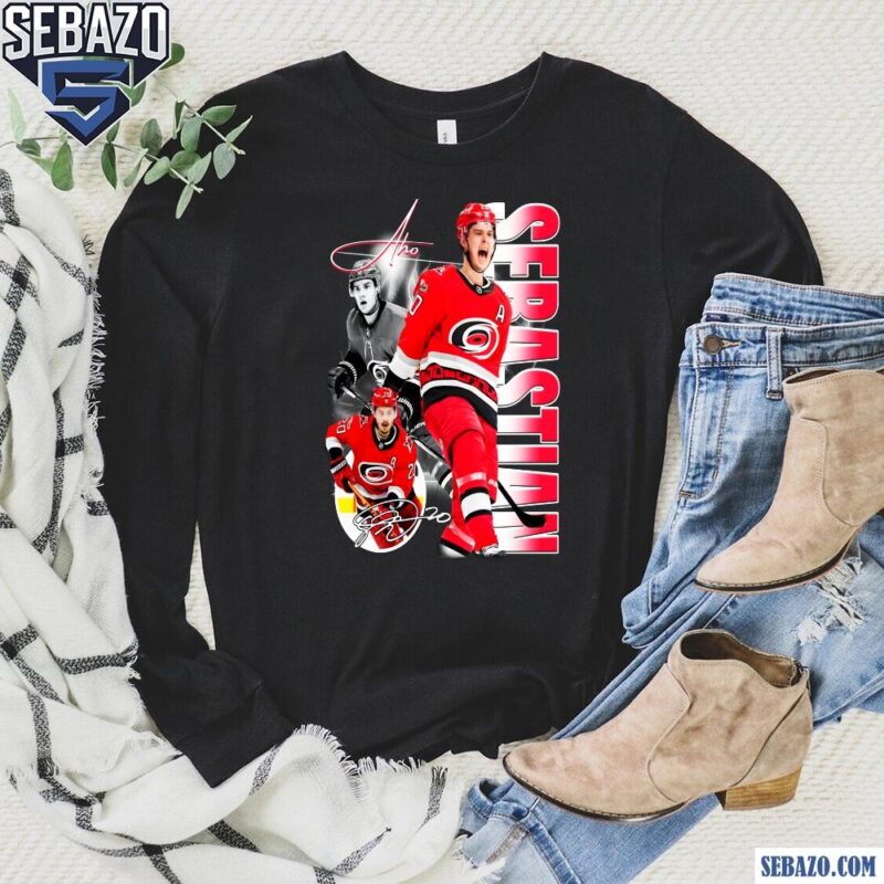 Sebastian Aho Carolina Hurricanes Nhl Players Shirt long sleeved