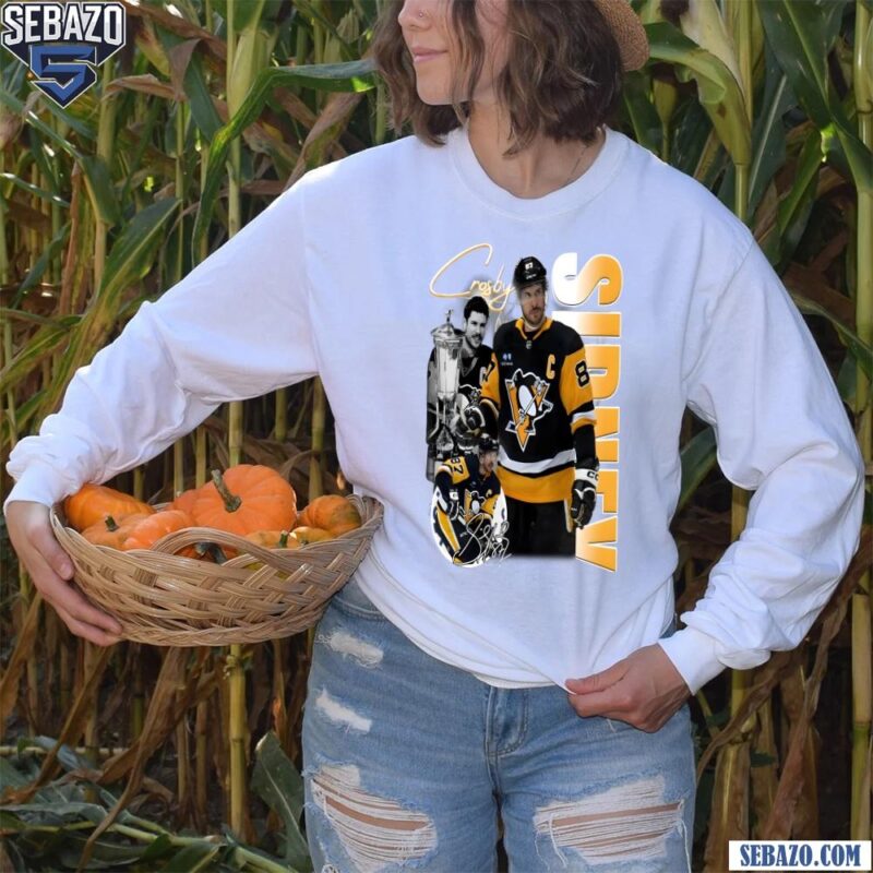 Sidney Crosby Pittsburgh Penguins Nhl Players Shirt long sleeved