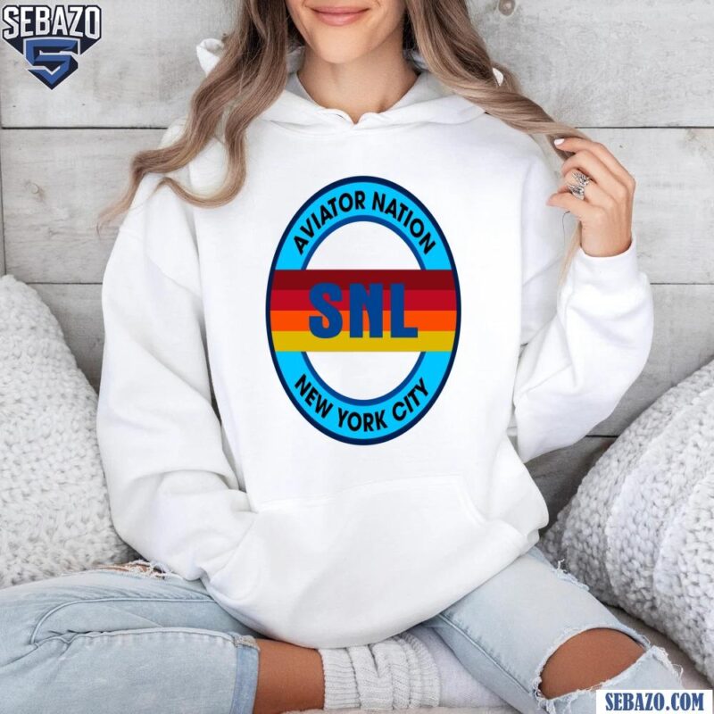 Snl Saturday Night Live X Aviator Nation New York City Logo Shirt hoodie