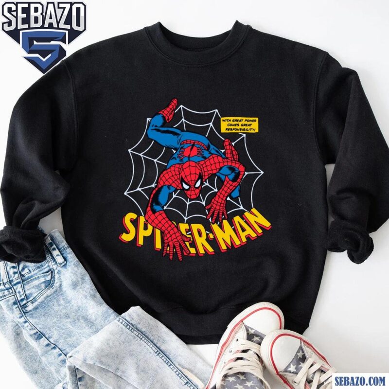 Spider Man With Great Power Marvel Comics Shirt sweatshirt