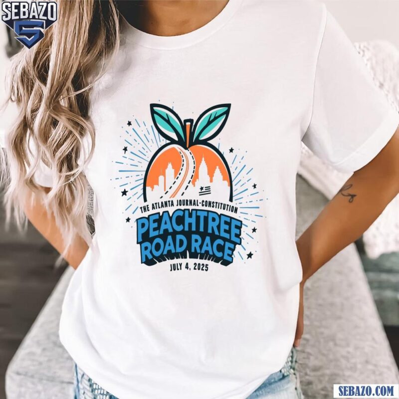 The Atlanta Journal Constitution Peachtree Road Race 2025 Shirt t-shirt