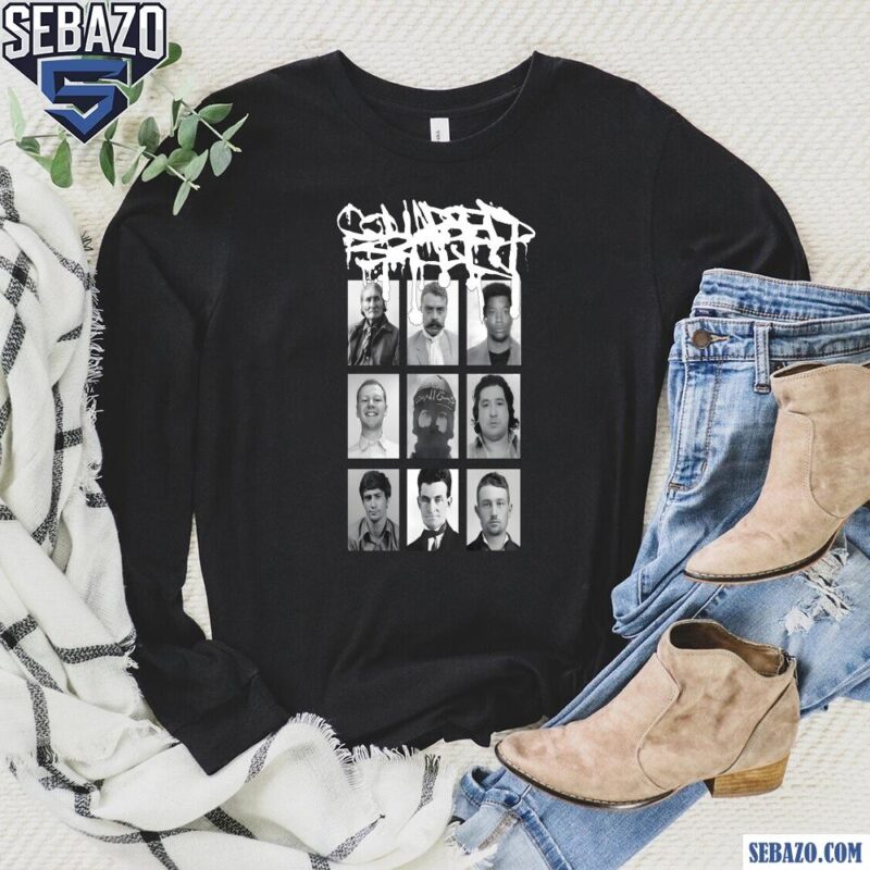 The Collapsed Skull Mugshot Shirt long sleeved