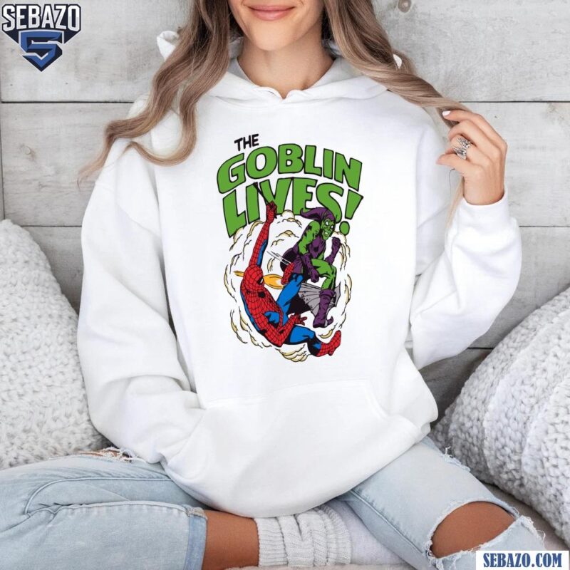 The Goblin Lives Youth Spider Man Marvel Comics Shirt hoodie