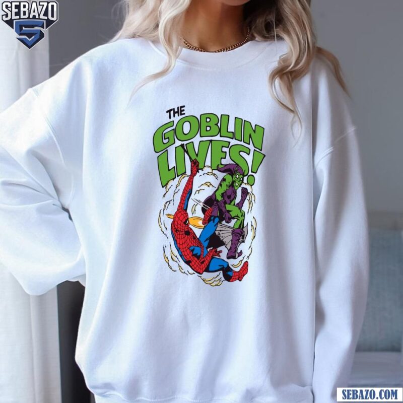 The Goblin Lives Youth Spider Man Marvel Comics Shirt sweatshirt