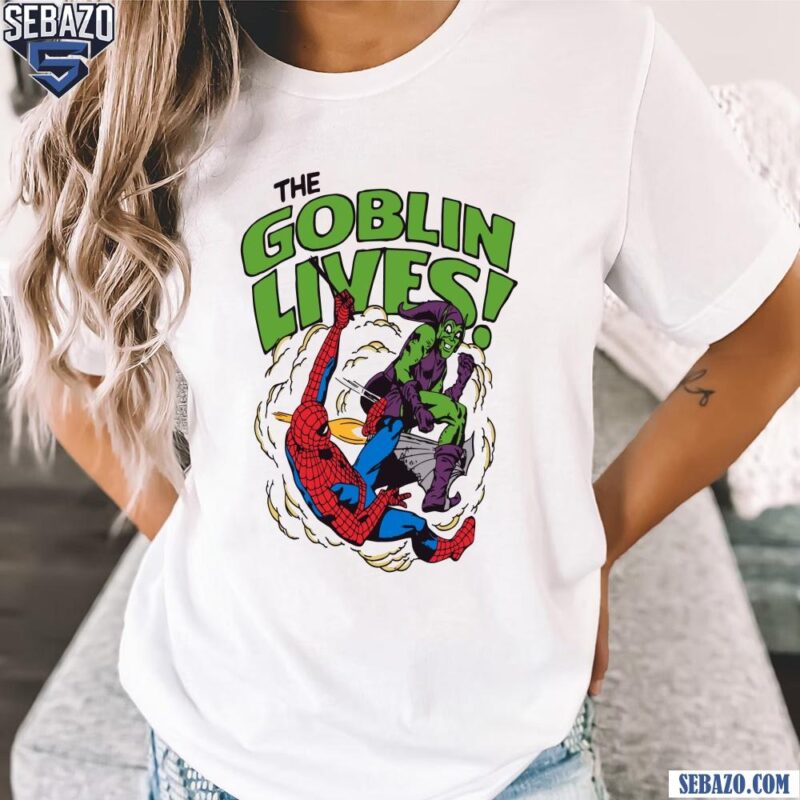 The Goblin Lives Youth Spider Man Marvel Comics Shirt t-shirt