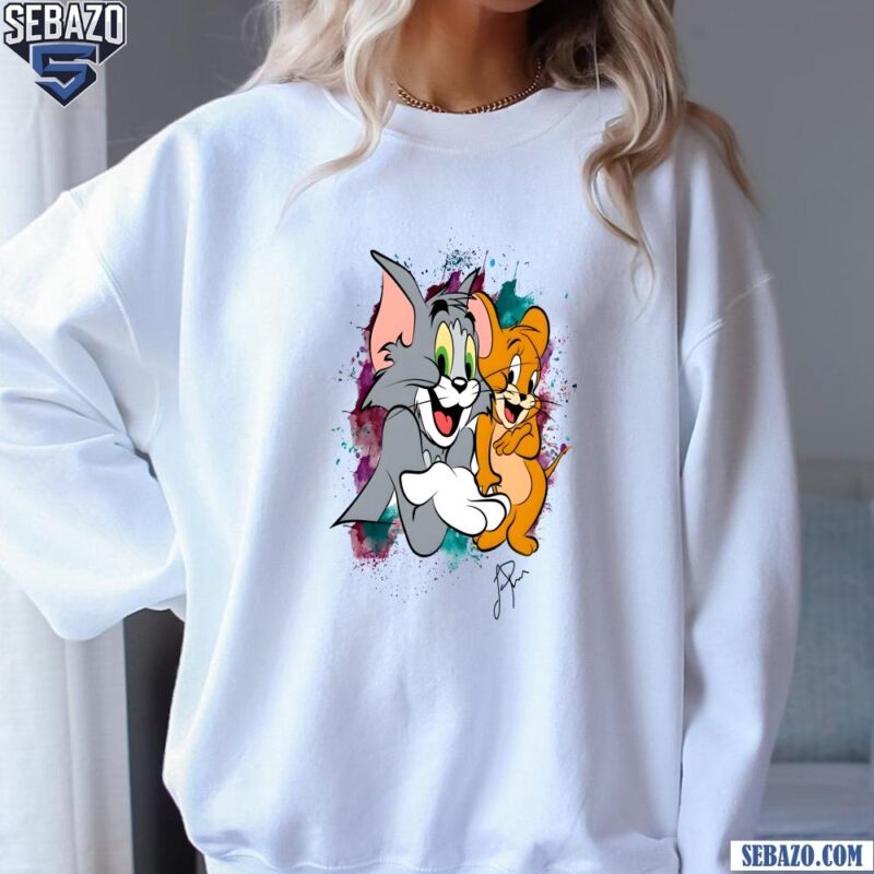 Tom And Jerry Signature Splash Shirt sweatshirt