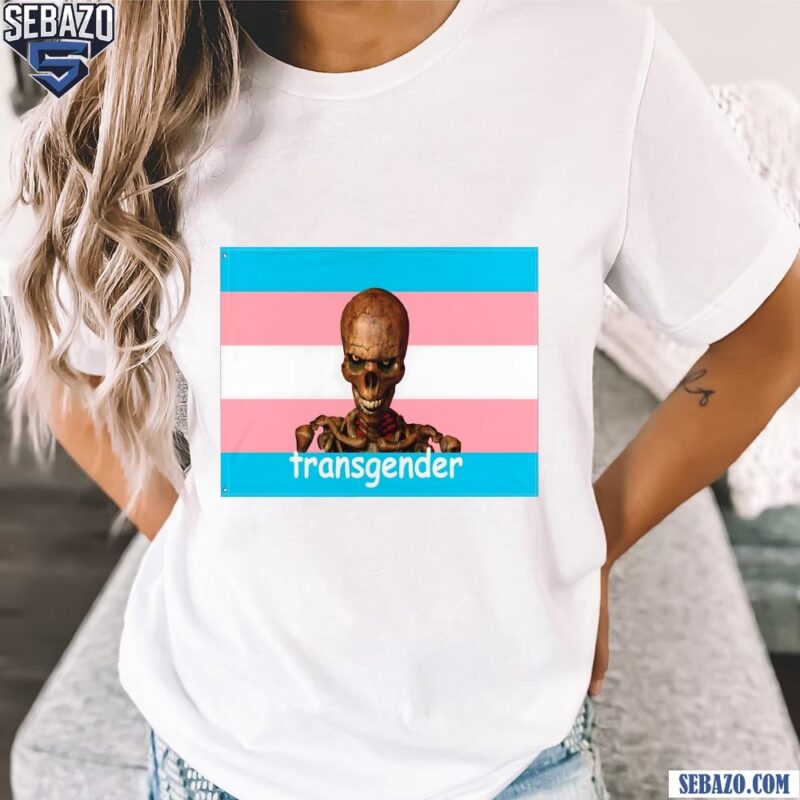 Transgender Skull Flag Shirt t-shirt