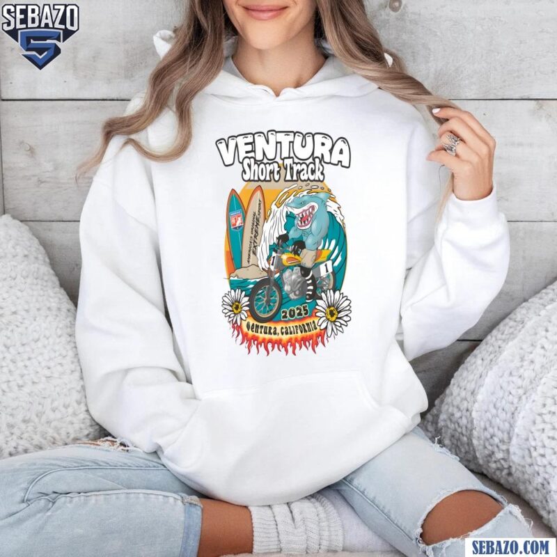 Ventura Short Track 2025 Shark Surfer Shirt hoodie