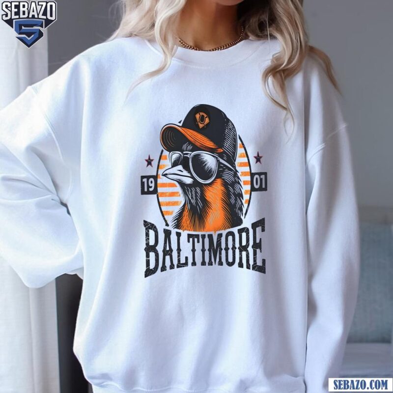 Vintage Baltimore Orioles Mascot Est 1901 Baseball Fans Shirt sweatshirt