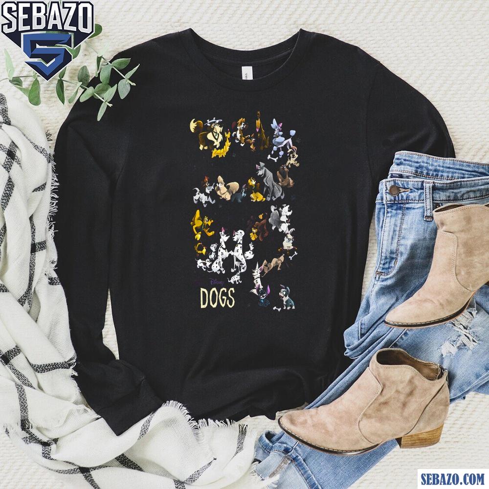 Vintage Cartoon Cute Disney Dog Collection Dog Lover Shirt