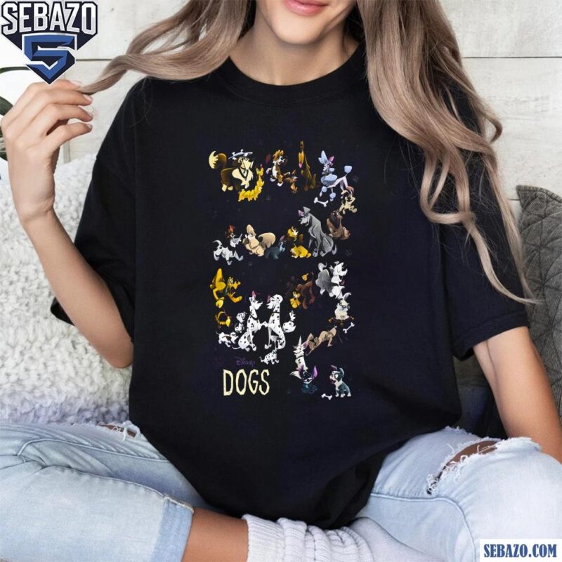 Vintage Cartoon Cute Disney Dog Collection Dog Lover Shirt t-shirt