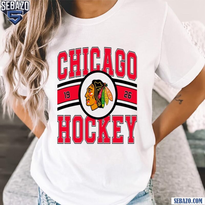 Vintage Chicago Blackhawk Hockey Logo 1926 Shirt t-shirt