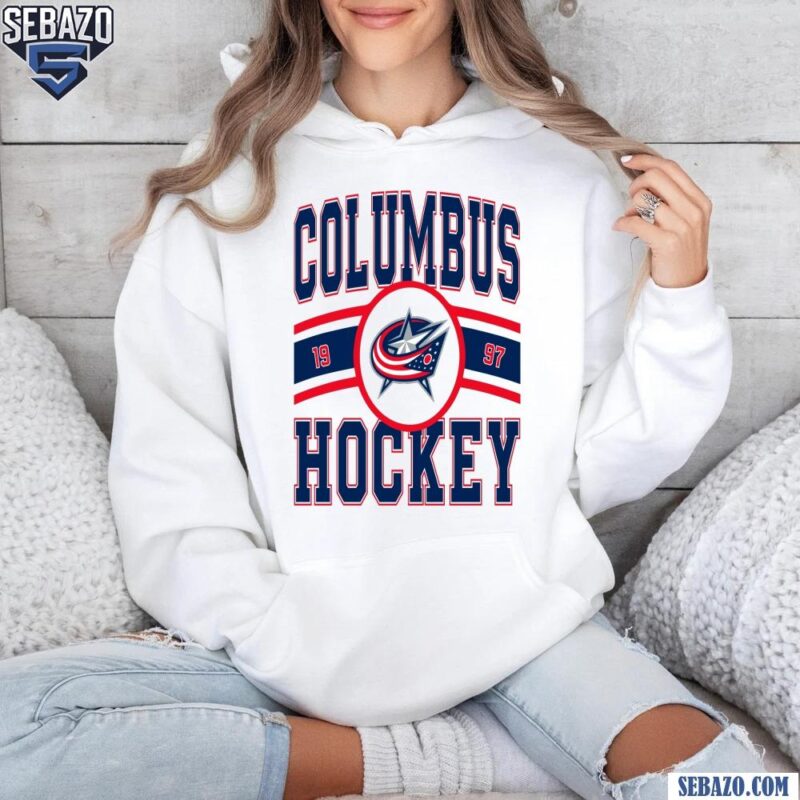 Vintage Columbus Blue Jackets Hockey Logo 1997 Shirt hoodie